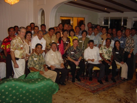 LTG (Ret.) Ed smith with the Philippines  Alumni Association and Distinguished Guests  
