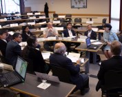 Dr. Watson giving a lecture photo