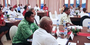 The workshop brought together 40 mid-senior grade officials from 20 Fiji Ministries and government entities. These included members of the national Security Council; defense and interior agencies; and other security-related agencies related to economic, environmental, and health functions.  Parliamentarians and politicians representing both the government and opposition, and other informed security analysts also took part.