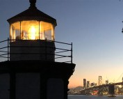 Golden Gate Bridge and Lighthouse