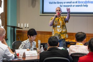 Professor Sam Mullins, the faculty lead for the workshop
