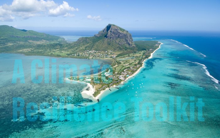 Aerial Picture of Mauritius