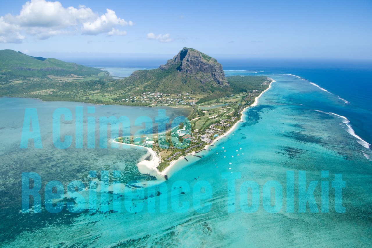 Aerial Picture of Mauritius