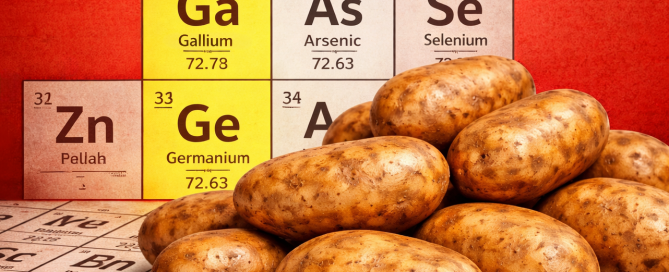 Potato with Show more images Periodic Table of the Elements backdrop