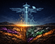 A visual representation of the journey from raw mineral deposits to advanced defense technology, symbolizing the transformation of resources into strategic capability.