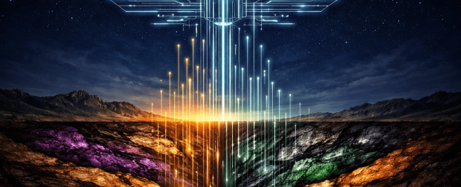 A visual representation of the journey from raw mineral deposits to advanced defense technology, symbolizing the transformation of resources into strategic capability.